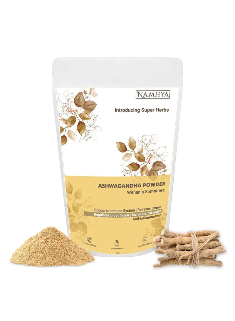 NAMHYA مسحوق أشواغاندا نامهيا 100 جرام - Image 1