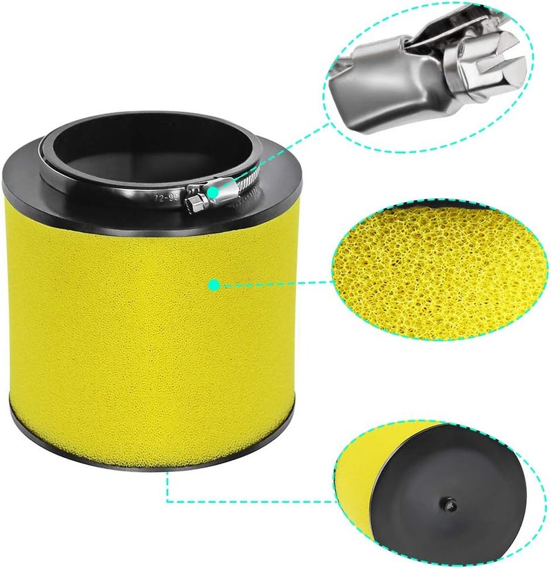 SOLLON Air Filter Foreman 500 17254-HN1-000 for Honda Foreman 500 Rubicon 500 TRX500F TRX500FA TRX500FM Rancher 420 TRX420 TRX420FA1 Rincon 650 TRX650FA Sportrax 400 TRX400EX TRX400X - Image 3