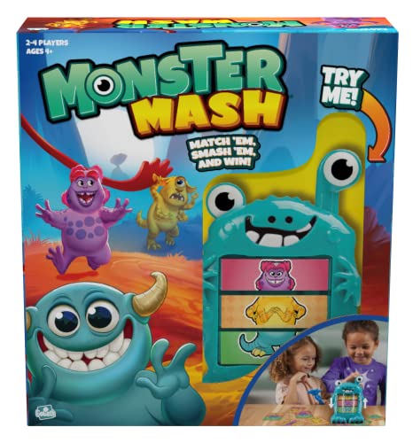 Goliath Monster Mash Game FastPaced Card Game Be First to Smash The Matching Monster Card 24 Players Ages 4 and Up - Image 1