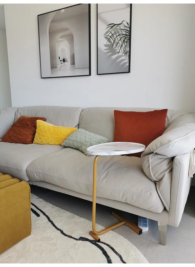 XiuWoo - Sturdy Nordic Style Coffee Table Sofa Side Table End Table For Living Room 45*30*60cm - Image 1