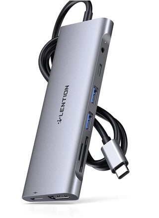 3.3FT Long Cable USB C Hub with 4K HDMI 2 USB 3.0 Card Reader Aux Type C Data Charging Compatible  MacBook Pro Mac Air Surface More Stable Driver Adapter CB C37 Space Gray - pzsku/Z371A47A1F4FFFBB1CEB1Z/45/_/1663850061/66c90c89-8182-467c-a132-75ebe42e5547