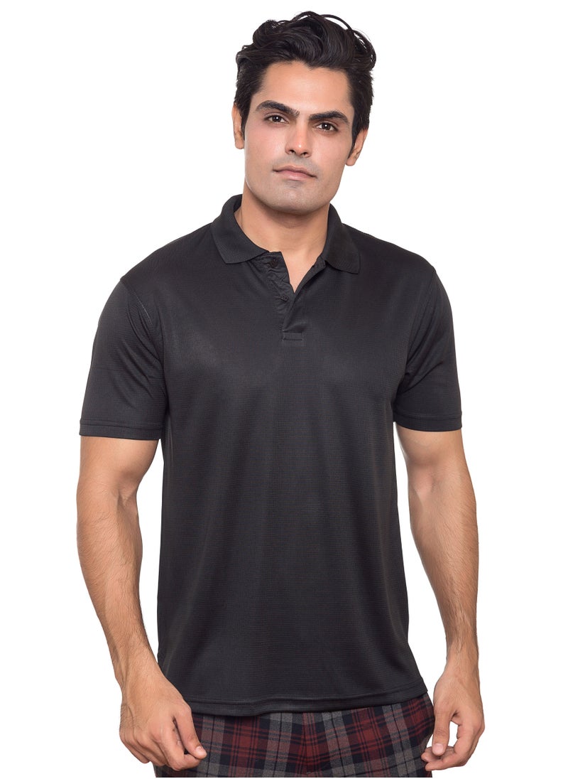 SANTHOME UV Protection Sports Polo T-Shirt for Men  - Image 1