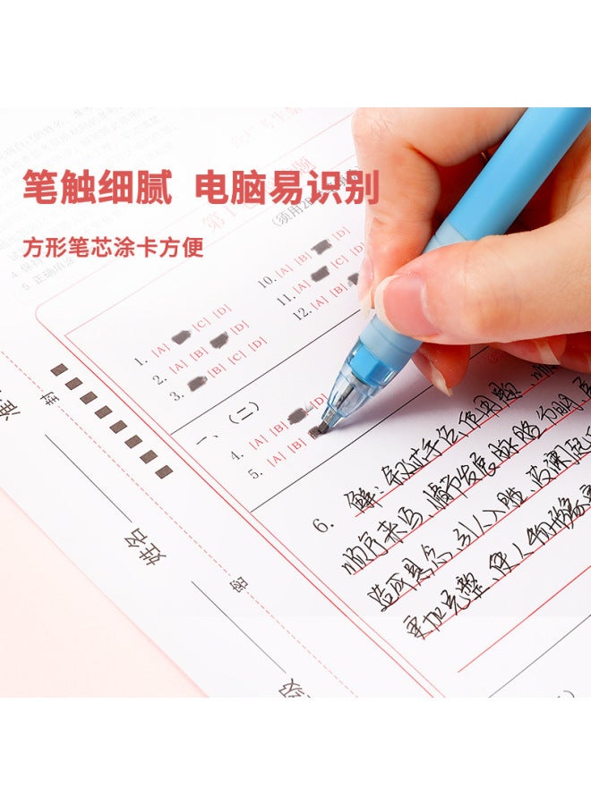 BX Gel Pen High Color Value Press Test Special 2b Card-coated Pencil Suit Black Girl Heart Pen For Students - Image 3