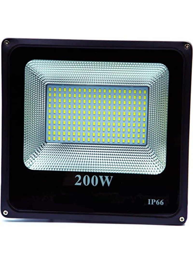 QUESERA 200W LED Flood Light Super Bright Outdoor Work Light 1800W Halogen Bulb Equivalent 220V for Garden Yard Warehouse Billboard Garage  - Image 1