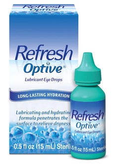 REFRESH Optive Lubricant Eye Drops, 0.5 Fl Oz Sterile  - Image 1