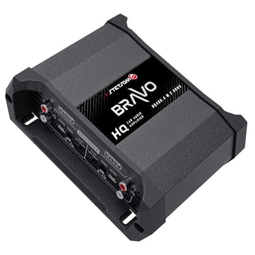 Stetsom Bravo HQ 400.4 - Multichannel Car Audio Digital Amp, 2 Ohms Stable - 400 Watts RMS 4 Independent Channels, Variable Crossover, Full Range, Car Stereo ds Bridge Speakers 400x4 RCA & High Input - Image 3