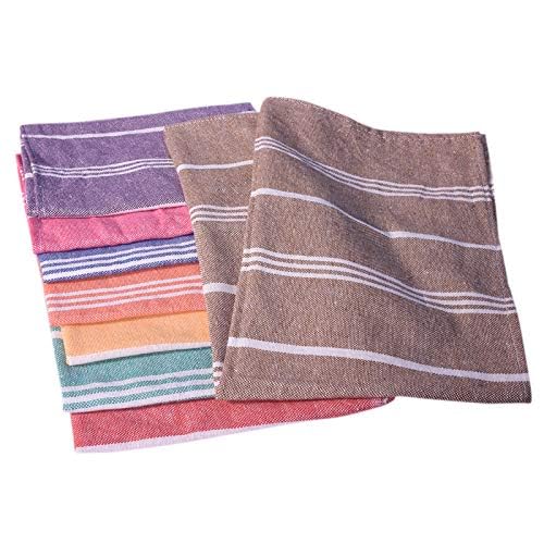 COMFORT WEAVE Cotton Hand Towel 250 GSM Set of 8 Pieces Multicolor - Image 3