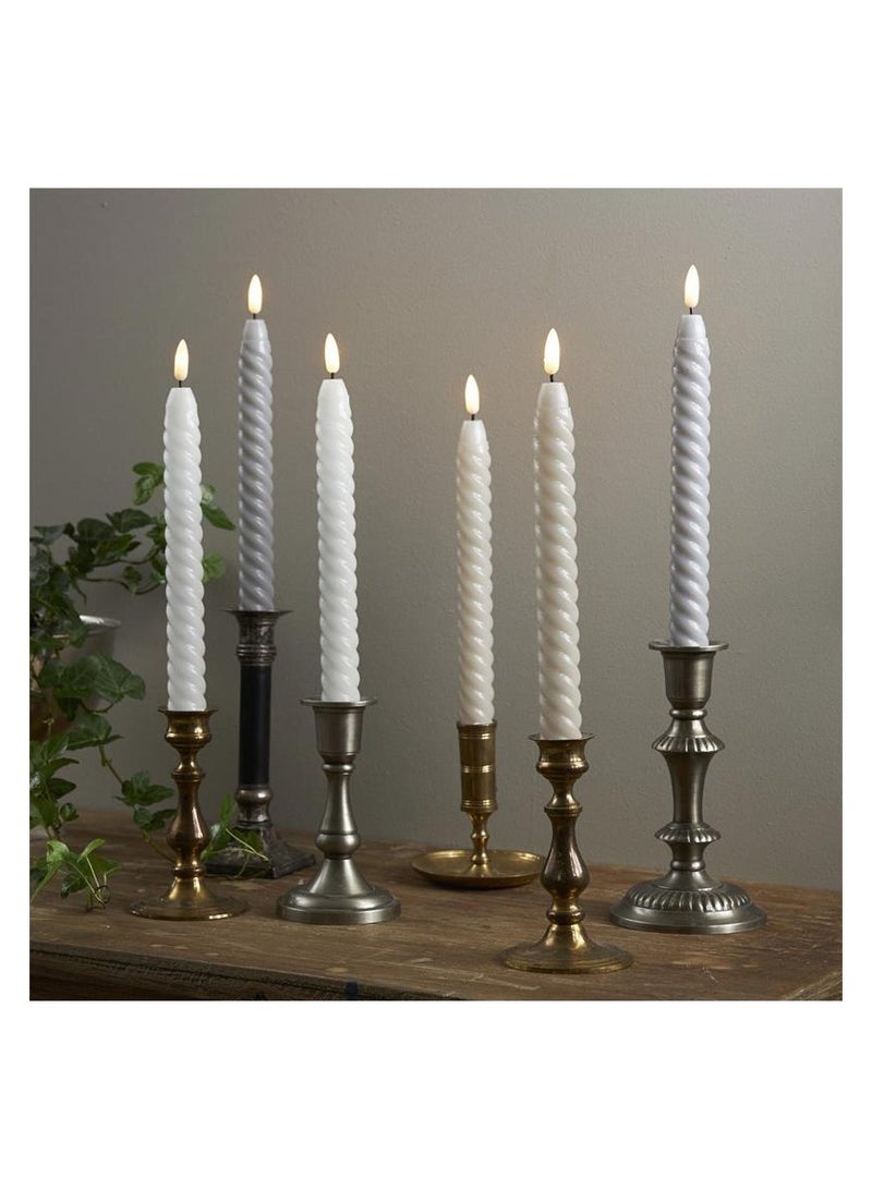 Spaceshoop Electronic Lighting Candle with Remote Stone Technology Bright White 2pcs - Image 2