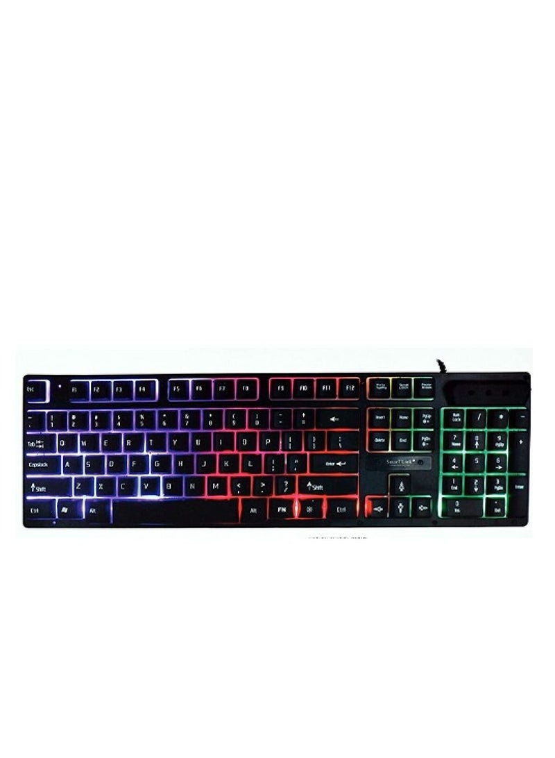 SmartLink SL7002KB Gaming Keyboard - Black Edition: An 87-key mechanical gaming keyboard with customizable mechanical switches that is built to last with superior durability and responsiveness. The me - Image 2