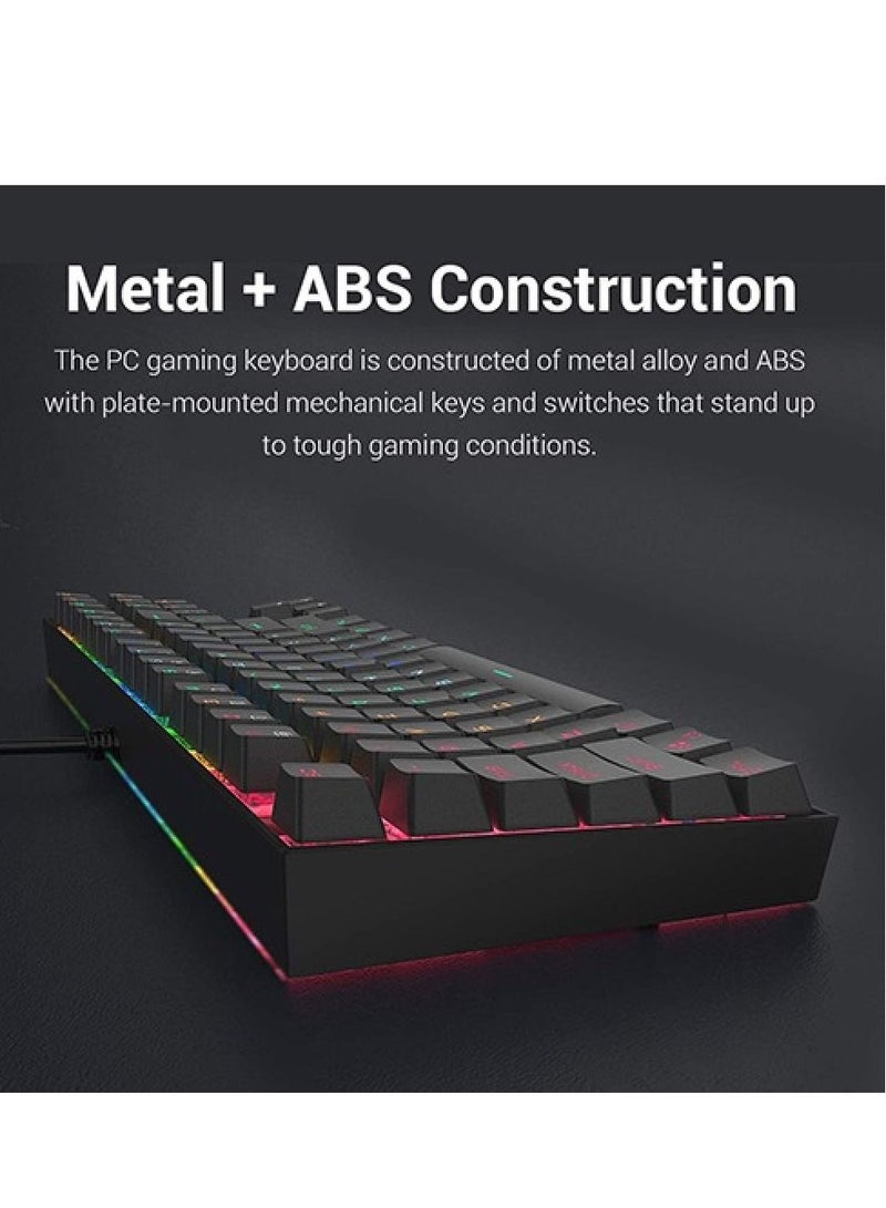 SmartLink SL7002KB Gaming Keyboard - Black Edition: An 87-key mechanical gaming keyboard with customizable mechanical switches that is built to last with superior durability and responsiveness. The me - Image 5