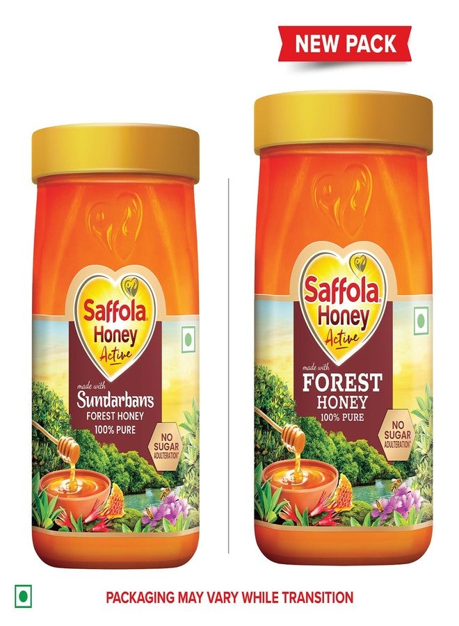 Saffola Honey Active, 1kg, Made with Sundarban Forest Honey, 100% Pure Honey, No sugar adulteration, Natural Immunity booster - Image 2