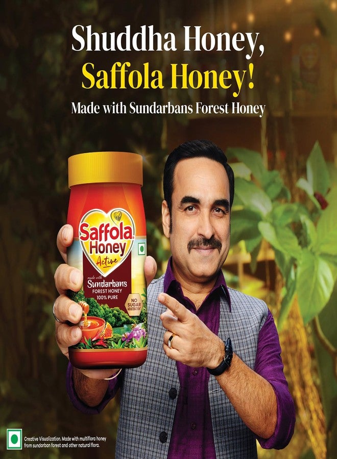 Saffola Honey Active, 1kg, Made with Sundarban Forest Honey, 100% Pure Honey, No sugar adulteration, Natural Immunity booster - Image 5