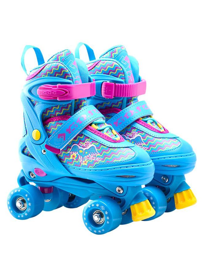 Loquat Adjustable High-Top Quad Roller Epic Skates Shoes 37cm - Image 1