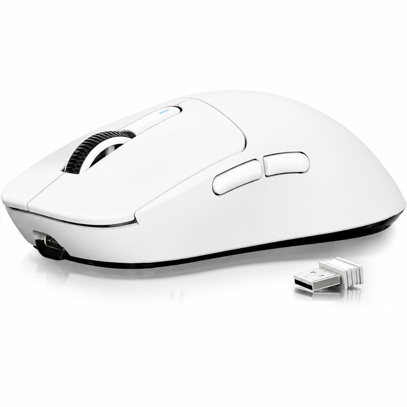 Office gaming mouse for Win11/Xbox/PS/Mac: ultralight 49g, PixArt PAW3395 sensor, BT/2.4G wireless, 26000 DPI, 200h battery, matte black aluminum alloy - Image 1