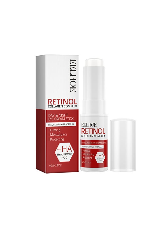 إيلهو EELHOE Retinol Eye Cream Stick، مناسب لتقليل الخطوط الدقيقة وأكياس العين والهالات السوداء، وترطيب وترطيب وشد الجلد حول العينين.  - Image 1