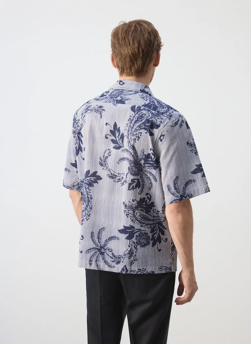 مانجو مان 100% Cotton Printed Shirt