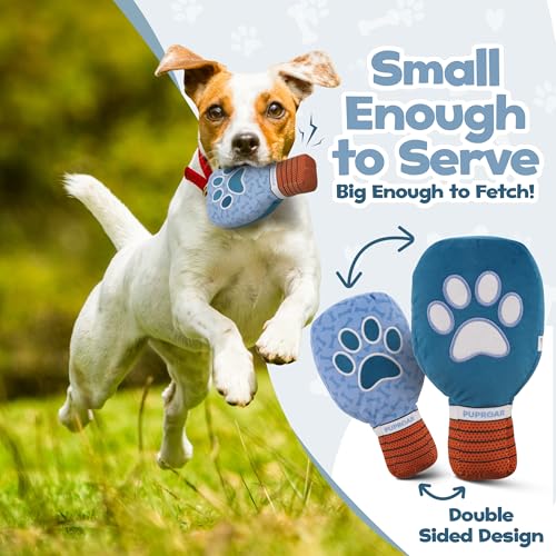 PUPROAR Pickleball Dog Toy, Funny Squeaky Plush Paddle, Cute Dog Gift for Pickleball Lovers - Image 3