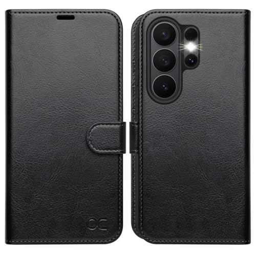 OCASE Compatible with Samsung Galaxy S26 Ultra Wallet Case, PU Leather Flip Folio Case with Card Holders RFID Blocking Kickstand [Shockproof TPU Inner Shell] Protective Phone Cover 2026, Black - Image 1
