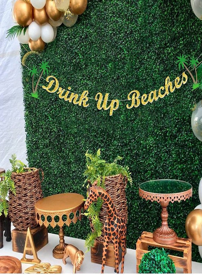 Oarkive Drink Up Beaches Banner Bachelorette Party Banner Beach Bach Bachelorette Party Decorations Hawaii Luau Tropical Summer Beach Bachelorette Themed Party Supplies Beach Party Decorations - Image 4