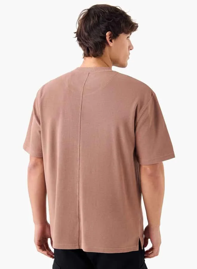 لي كوبر Lee Cooper Regular Fit T-shirt with Crew Neck