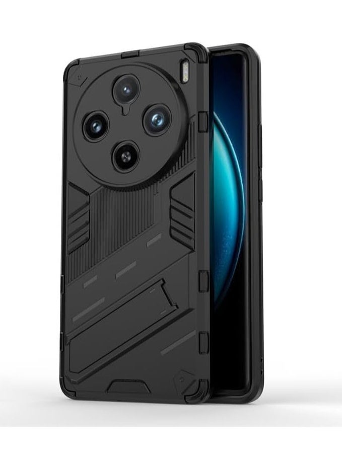 General - Case Compatible with Vivo X100 Pro 5G 2023, 2-in-1 TPU+PC Dual Layer Combo Shockproof Ultra-Thin Protective Phone Back Cover with Kickstand - Image 1