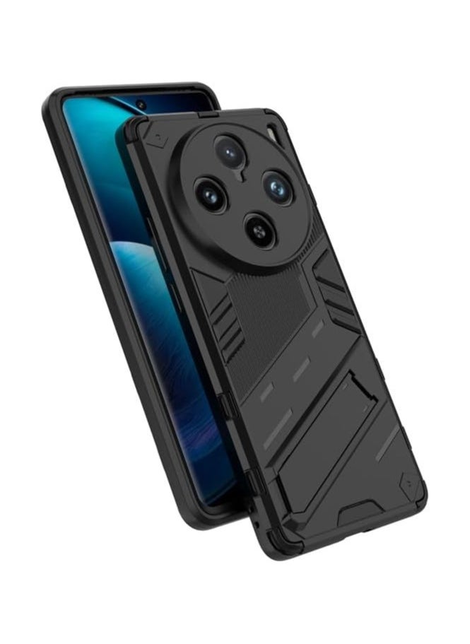 General - Case Compatible with Vivo X100 Pro 5G 2023, 2-in-1 TPU+PC Dual Layer Combo Shockproof Ultra-Thin Protective Phone Back Cover with Kickstand - Image 1