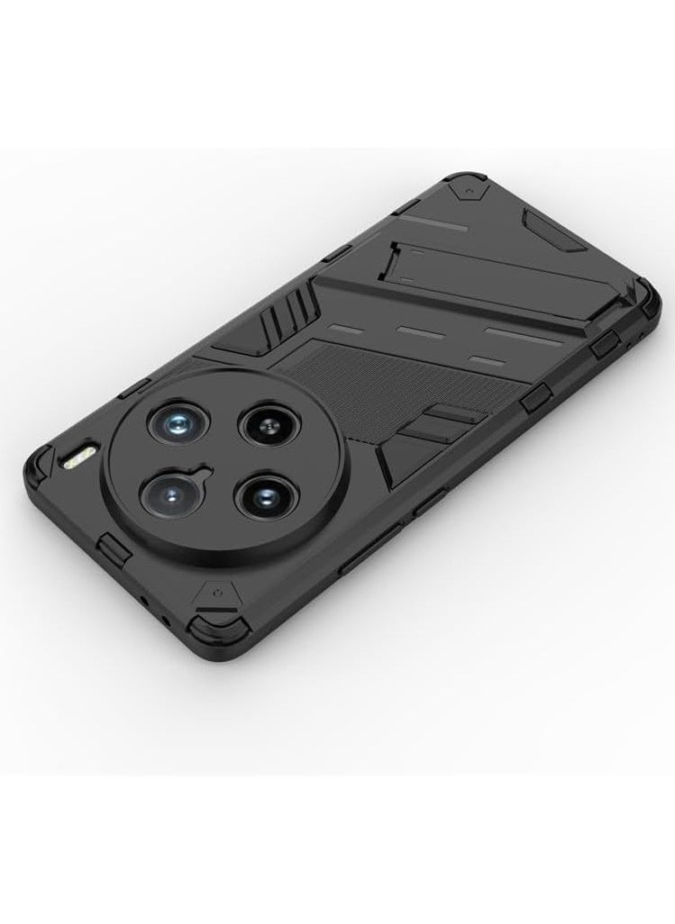 General - Case Compatible with Vivo X100 Pro 5G 2023, 2-in-1 TPU+PC Dual Layer Combo Shockproof Ultra-Thin Protective Phone Back Cover with Kickstand - Image 1