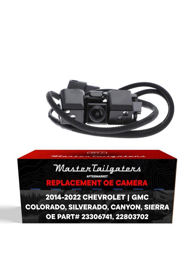 Master Tailgaters Replacement for Chevrolet Silverado/GMC Sierra (2014-2015) Backup Camera OE Part # 23306741, 22803702 - Image 1