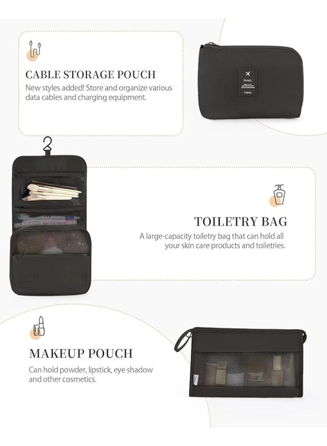 Magic Park 11 Set Packing Cubes for Suitcases Travel Organizer Bags Set Waterproof Clothes Organizer for Travel Accessories , Black - Image 3