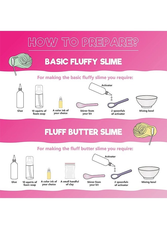 Beauenty DIY Slime Kit for Kids-Non-Sticky,Soft & Scented to Make Cloud Slime, Foam Slime, Butter Slime, Ice Cream Slime & Candy Slime with Charms – Stress Relief Party Favors & Great Gift Idea  - Image 4