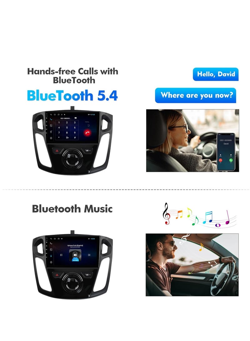 Android Screen For Ford Focus 2012 To 2018 2GB RAM 32GB Memory Support Apple Carplay Android Auto Full HD Touch Screen built In Bluetooth USB Radio WiFi Play Store Backup Camera included - Image 3