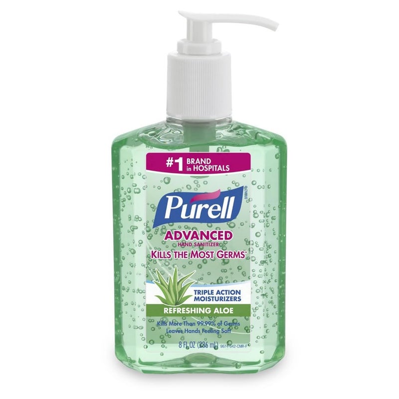 Purell معقم يدين بيوريل مع الألوة 8 أونص (عبوة من 2) - Image 2