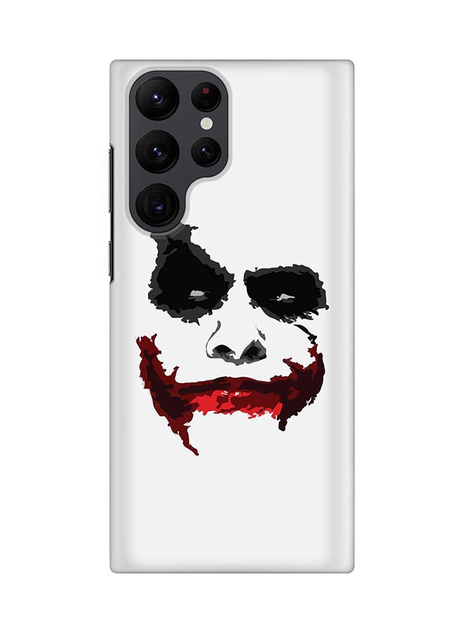 Stylizedd Case for Samsung Galaxy S22 Ultra 5G Snap Case Slim Snap Classic Series Shield Matte Finish Print - Joker Grin