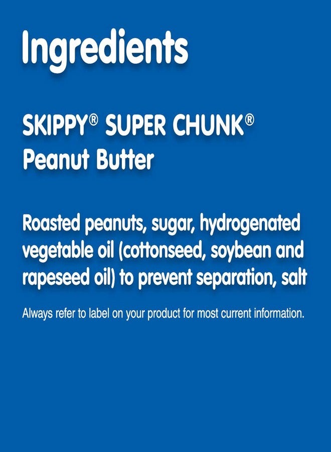 SKIPPY Chunky Peanut Butter, Crunchy Peanut Butter, Twin Pack, 40oz Jars - Image 3