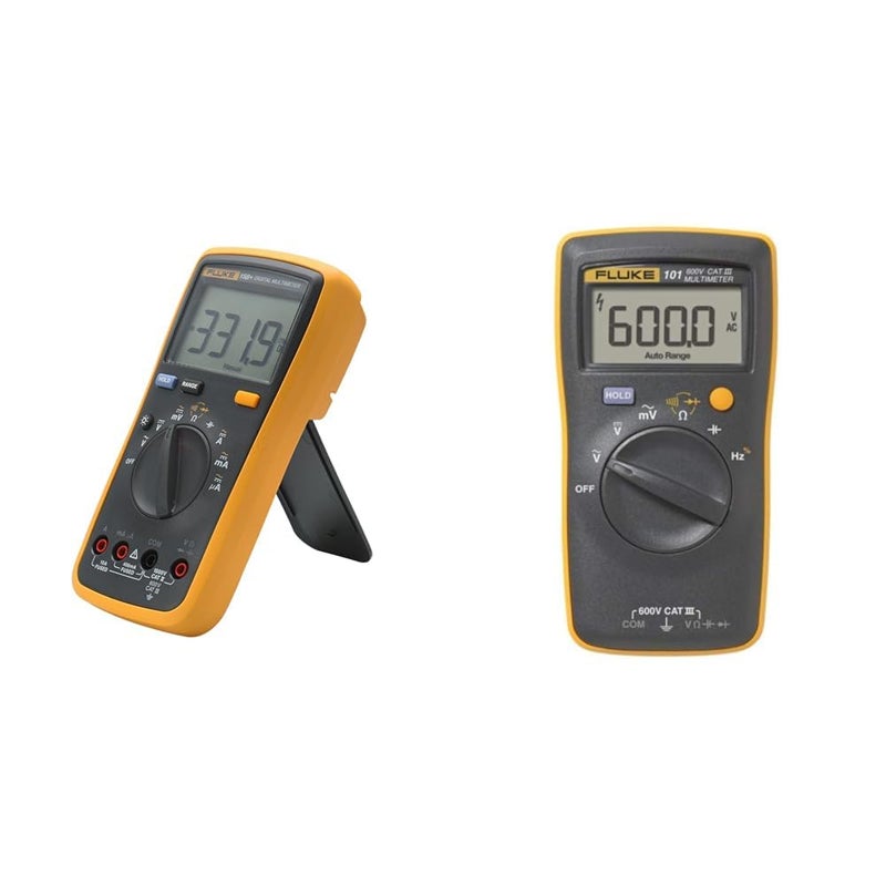 FLUKE Fluke 15B Digital Multimeter 4000 Counts High Voltage Capability LCD Display Temperature Humidity  - Image 1
