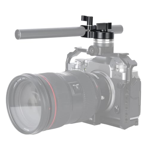 NICEYRIG M6 Thread Rosette Mount to 15mm Single Rod Clamp Compatible with DSLR Camera Rig Railblock Support System - 428 - Image 3