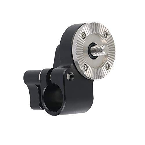 NICEYRIG M6 Thread Rosette Mount to 15mm Single Rod Clamp Compatible with DSLR Camera Rig Railblock Support System - 428 - Image 1
