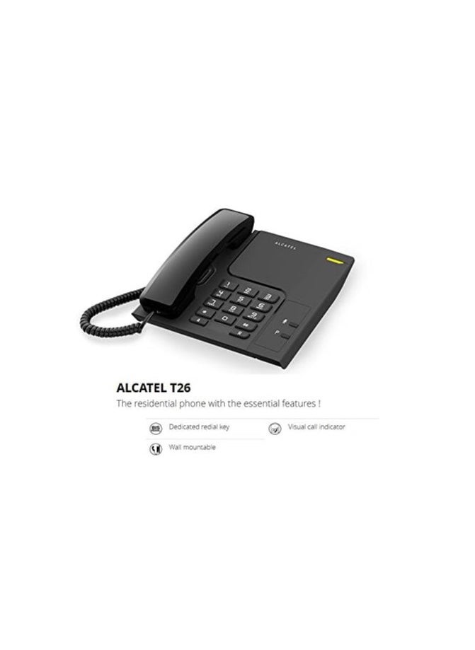 Generic Alcatel Landline Phone - Classic Black Design for Reliable Performance and Clear Communication  - Image 3