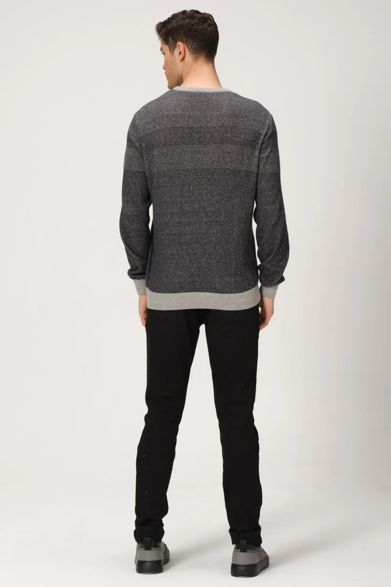 Alexander Gardi Patterned Crew Neck Sweater (E20-5122)