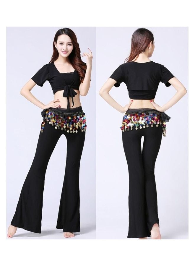 شريط خصر رقص البطن chiffon بطول 80 سم - Image 3