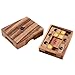 SiamMandalay Setting Sun STEM Sliding Block Puzzle AKA Huarong Dao or Klotski from SiamMandalay with SM Gift BoxPictured Improve Critical Logical Thinking with an Eco Friendly Handmade Educational Game - Image 3