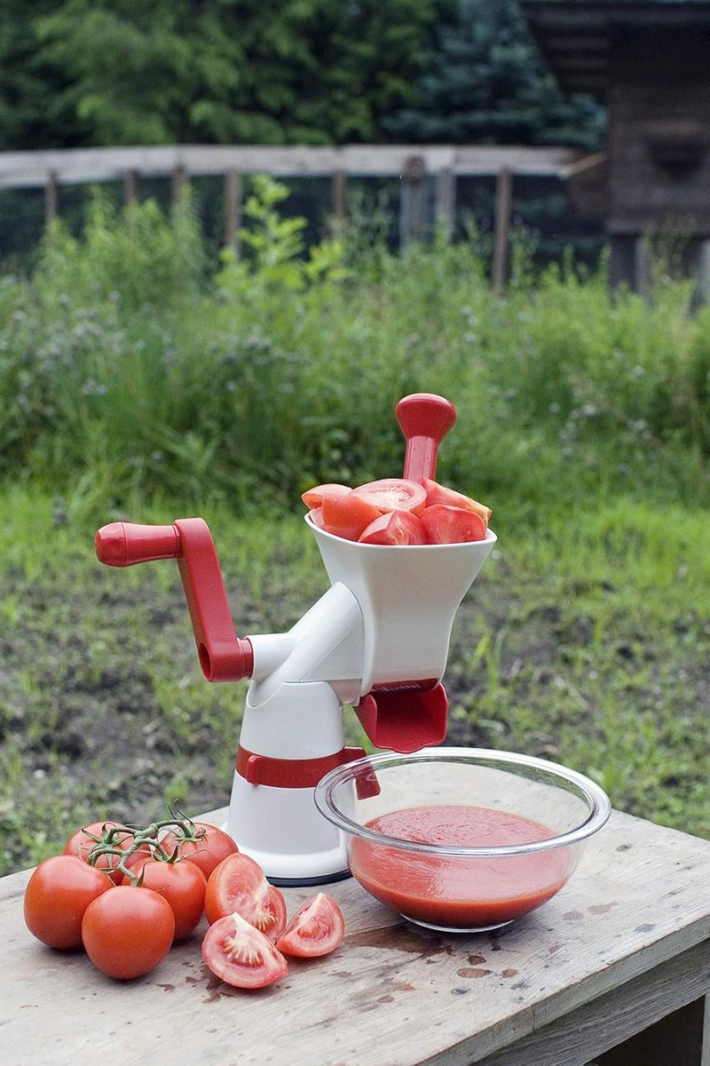 Weston Weston Fruit  Tomato Press 3 Cup Capacity Red and White 671101W  - Image 2