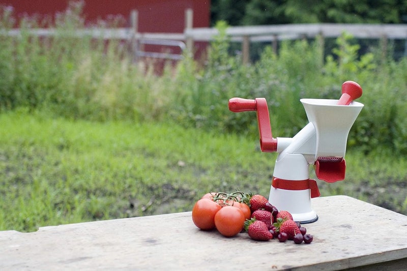 Weston Weston Fruit  Tomato Press 3 Cup Capacity Red and White 671101W  - Image 5