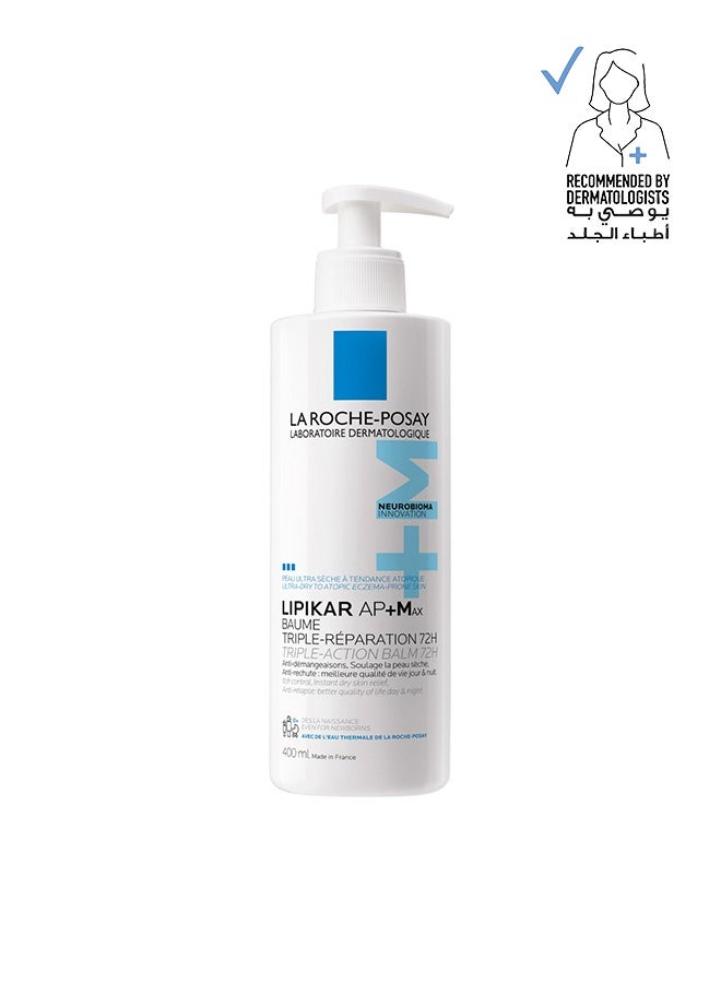 LA ROCHE-POSAY Lipikar Balm Ap+Max Triple-Action Balm With Neurobioma For Ultra-Dry To Atopic Eczema-Prone Skin - Image 1