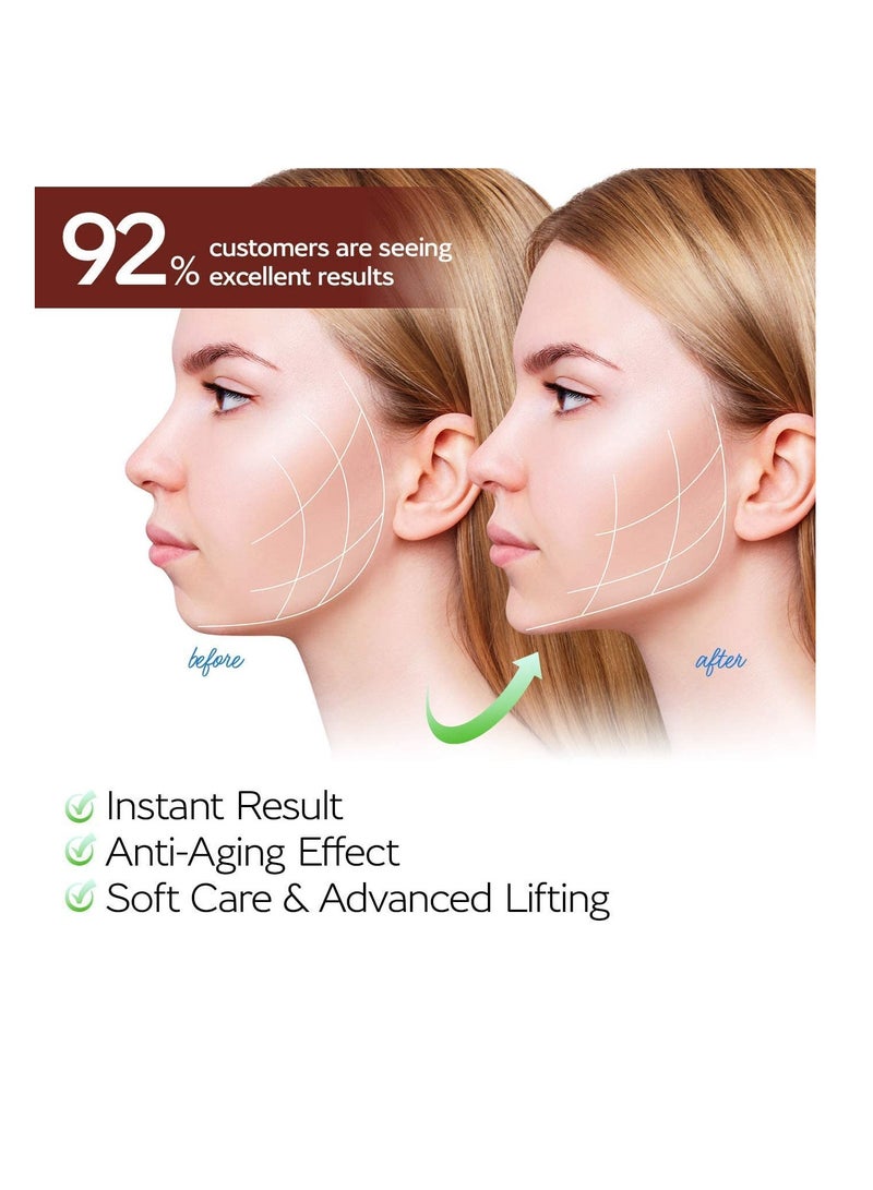 SOLARAE Double Chin Reducer, Face Slimming Strap V-Shaped Mask Chin UP Face Lifting Belt for Women, Anti-Wrinkle Face Mask, Lifting Bandage for Shaggy Skin - Image 2