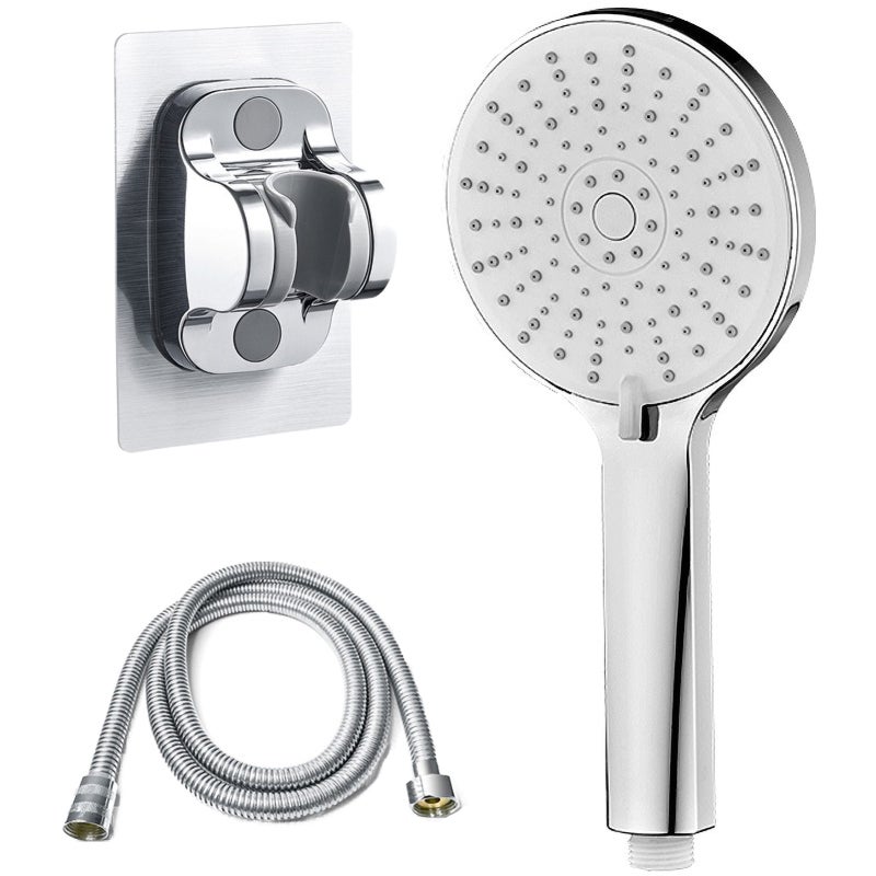 Hand-held Shower, Large Panel 4.7 inch Shower, Hand-held Water-saving Shower, 5 Adjustable water Spray Modes, With Punch-free Bracket and Hose - Image 1