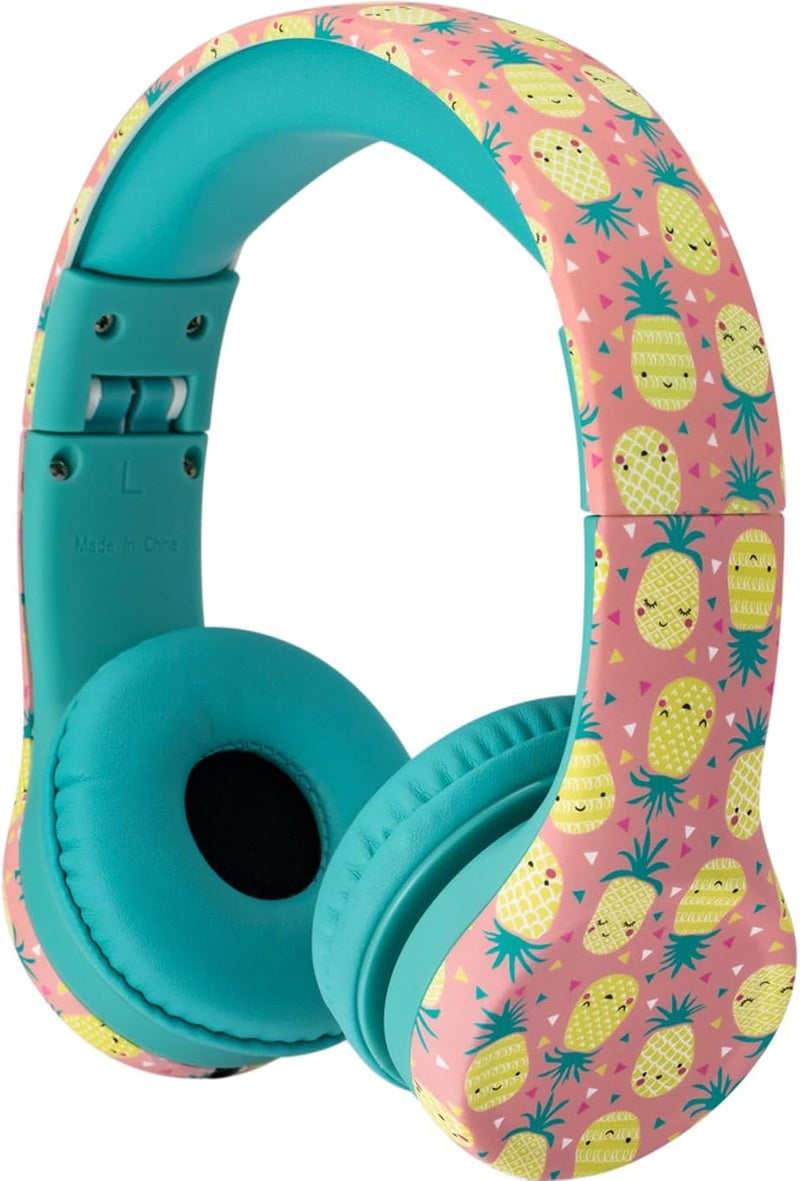 Snug Play+ Kids Headphones with Volume Limiting for Toddlers (Boys/Girls) - Pineapples - Image 1