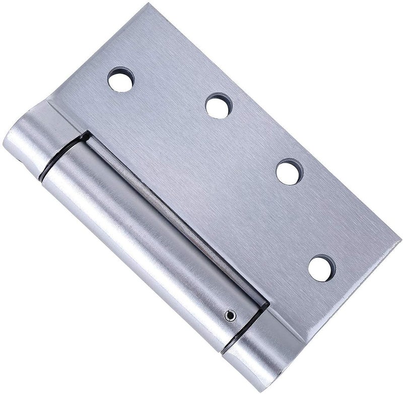 Stylever 2 Pack - 4.5"x4.5" Stainless Steel Self Closing Reversible Door Hinge - Heavy Duty Commercial Spring Door Hinge - UL Listed with Complete Installation Hardware - Image 4