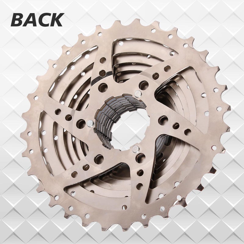 BUCKLOS 8/9/10/11/12 Speed Cassette Ultra-Light 11-25/28/32/34/36/40/42/46/50/52T Bike Cassette Fit Mountain Bike/Road Bike/XC/DH/AM,Compatible with Shimano Sram HG Hub Driverâ€¦ - Image 4