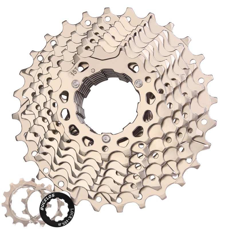 BUCKLOS 8/9/10/11/12 Speed Cassette Ultra-Light 11-25/28/32/34/36/40/42/46/50/52T Bike Cassette Fit Mountain Bike/Road Bike/XC/DH/AM,Compatible with Shimano Sram HG Hub Driverâ€¦ - Image 1